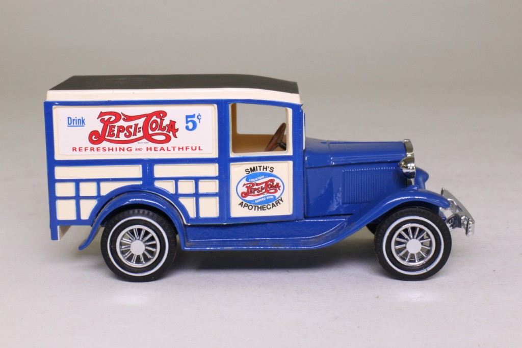 Matchbox Collectibles YY021A/SA; 1932 Ford Model A Woody Wagon; Pepsi-Cola